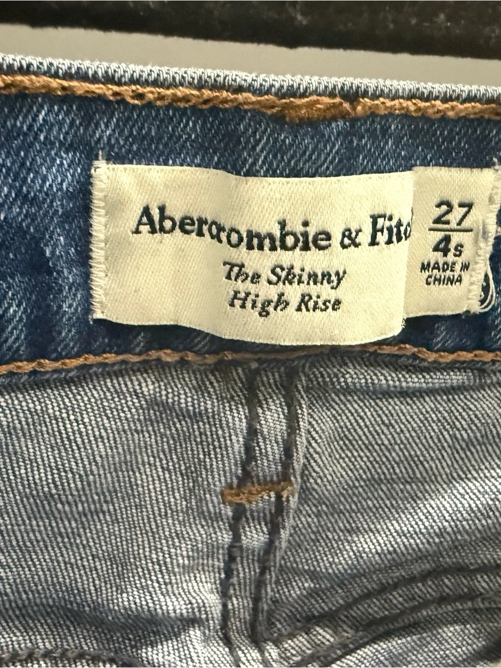Abercrombie & Fitch High-Rise Skinny Jeans - Blue